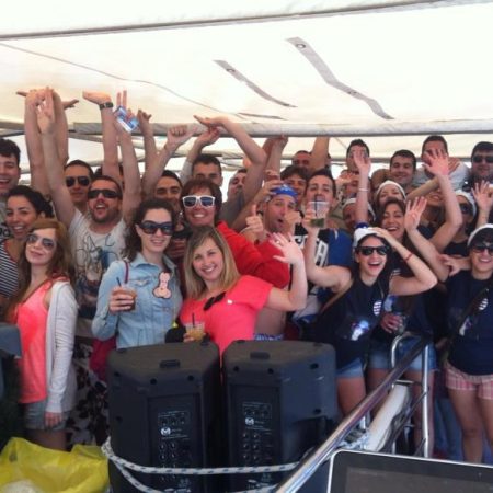 fiesta barco